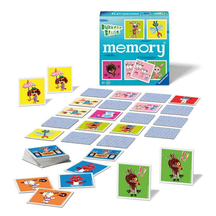 Ravensburger Bukkene Bruse memory® (Nordisk) - 10623018 ryhmässä LELUT, TUOTTEET LAPSILLE JA VAUVOILLE / Leikkikalut, Askartelu &Pelit / Seurapelit / Lasten pelit @ TP E-commerce Nordic AB (C86350)