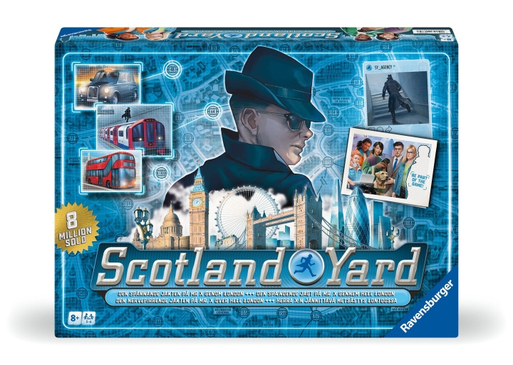 Ravensburger Scotland Yard (Nordisk) - 10822675 ryhmässä LELUT, TUOTTEET LAPSILLE JA VAUVOILLE / Leikkikalut, Askartelu &Pelit / Seurapelit / Perhepelit @ TP E-commerce Nordic AB (C86351)