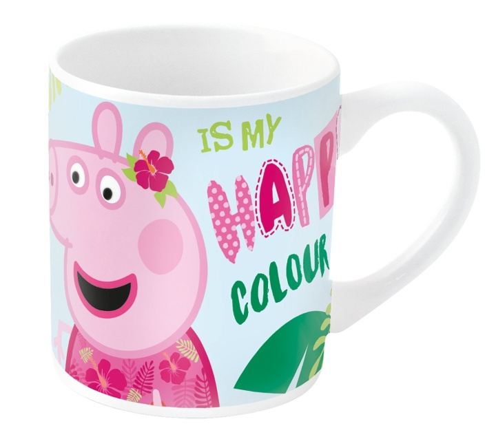 Peppa Pig Peppa Pig Stor - Keraaminen muki - (20100) ryhmässä URHEILU, VAPAA-AIKA JA HARRASTUS / Hauskat tavarat / Mukit @ TP E-commerce Nordic AB (C86373)