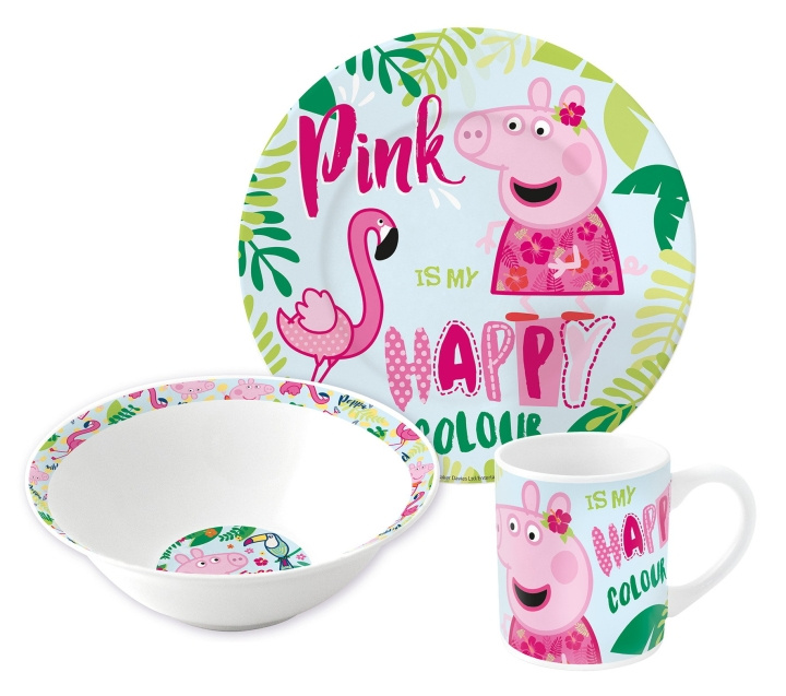 Peppa Pig Suuri - 3 kpl. Peppa Pig Lahjasetti - (20165) ryhmässä LELUT, TUOTTEET LAPSILLE JA VAUVOILLE / Leikkikalut, Askartelu &Pelit / Lelut @ TP E-commerce Nordic AB (C86374)