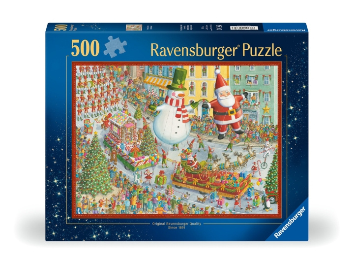 Ravensburger Palapeli Here Comes Christmas! 500p (12000382) ryhmässä LELUT, TUOTTEET LAPSILLE JA VAUVOILLE / Leikkikalut, Askartelu &Pelit / Palapelit @ TP E-commerce Nordic AB (C86389)