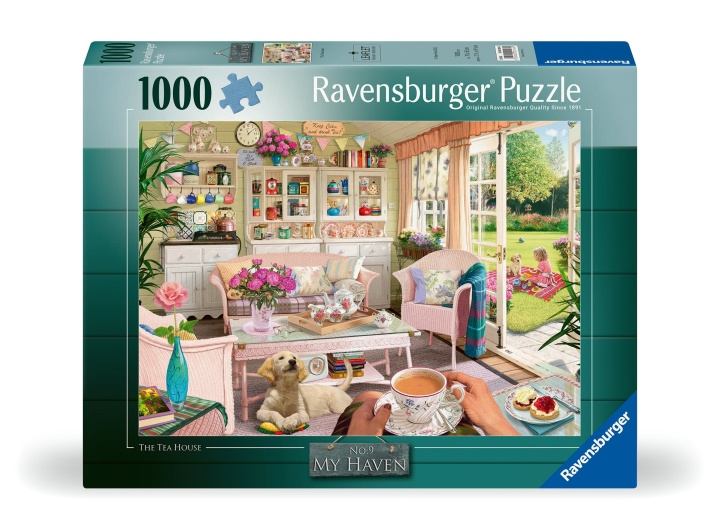 Ravensburger Palapeli The Tea Shed 1000p (12000164) ryhmässä LELUT, TUOTTEET LAPSILLE JA VAUVOILLE / Leikkikalut, Askartelu &Pelit / Palapelit @ TP E-commerce Nordic AB (C86402)