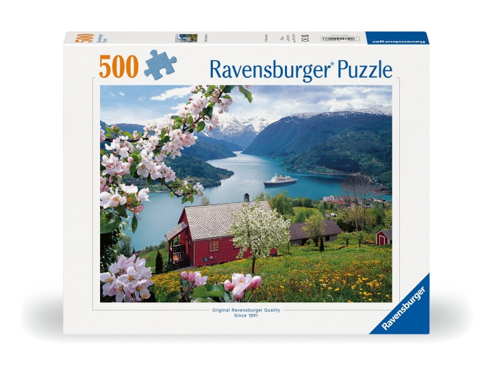 Ravensburger Palapeli Skandinaavinen maisema 500p (12000208) ryhmässä LELUT, TUOTTEET LAPSILLE JA VAUVOILLE / Leikkikalut, Askartelu &Pelit / Palapelit @ TP E-commerce Nordic AB (C86411)