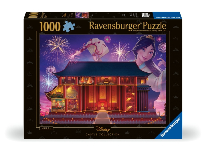 Ravensburger Puzzle Disney Castles Mulan 1000p (12000260) ryhmässä LELUT, TUOTTEET LAPSILLE JA VAUVOILLE / Leikkikalut, Askartelu &Pelit / Palapelit @ TP E-commerce Nordic AB (C86424)