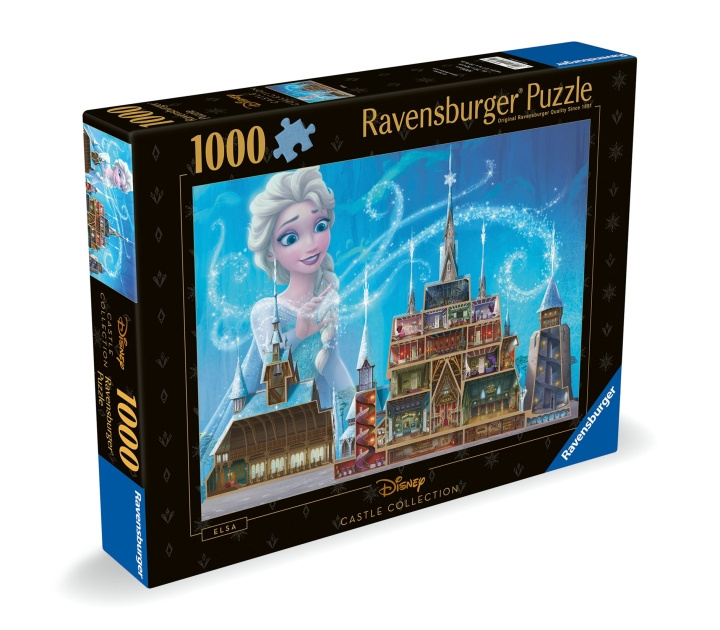 Ravensburger Puzzle Disney Castles Elsa 1000p (12000261) ryhmässä LELUT, TUOTTEET LAPSILLE JA VAUVOILLE / Leikkikalut, Askartelu &Pelit / Palapelit @ TP E-commerce Nordic AB (C86426)