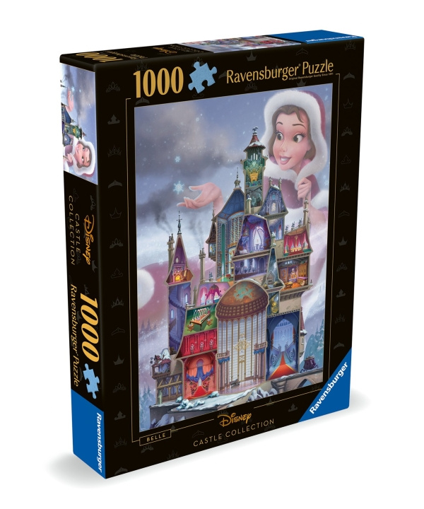 Ravensburger Palapeli Disney Castles Belle 1000p (12000262) ryhmässä LELUT, TUOTTEET LAPSILLE JA VAUVOILLE / Leikkikalut, Askartelu &Pelit / Palapelit @ TP E-commerce Nordic AB (C86427)