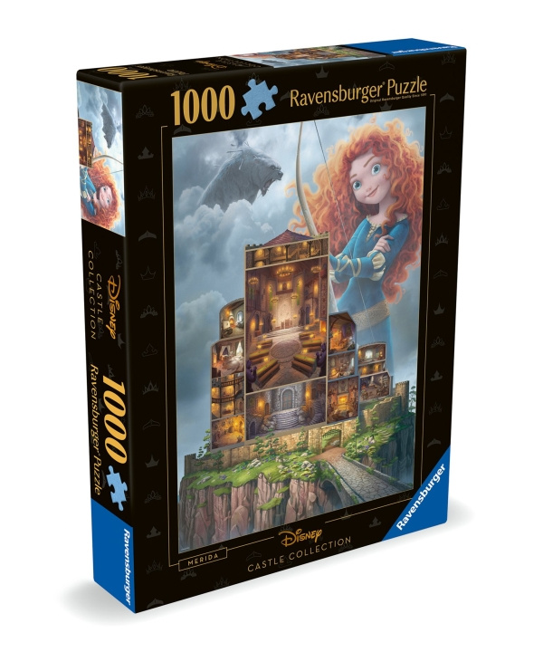 Ravensburger Puzzle Disney Castles Merida 1000p (12000263) ryhmässä LELUT, TUOTTEET LAPSILLE JA VAUVOILLE / Leikkikalut, Askartelu &Pelit / Palapelit @ TP E-commerce Nordic AB (C86428)