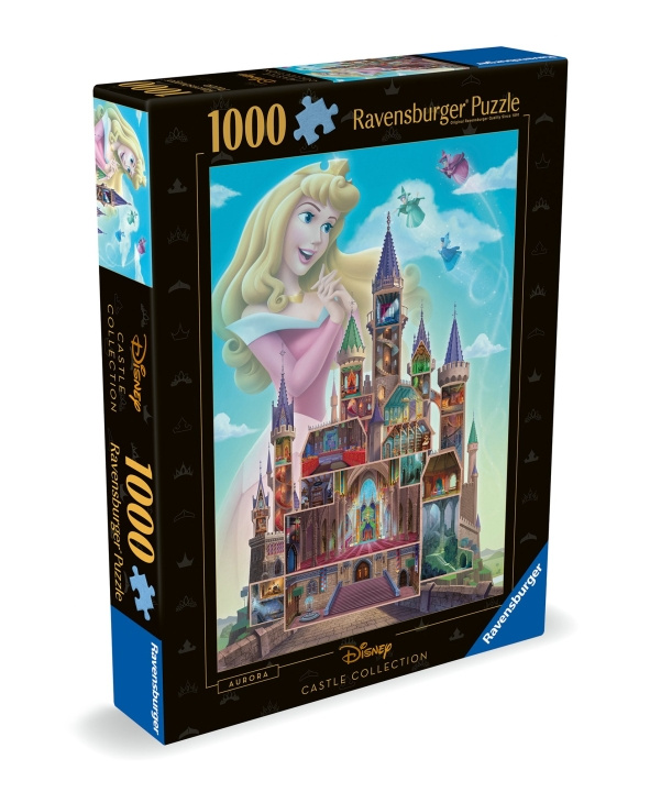 Ravensburger Puzzle Disney Castles Aurora 1000p (12000266) ryhmässä LELUT, TUOTTEET LAPSILLE JA VAUVOILLE / Leikkikalut, Askartelu &Pelit / Palapelit @ TP E-commerce Nordic AB (C86432)