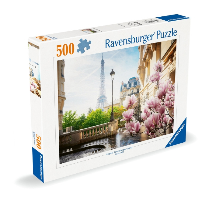 Ravensburger Puzzle Spring In Paris 500p (12000366) ryhmässä LELUT, TUOTTEET LAPSILLE JA VAUVOILLE / Leikkikalut, Askartelu &Pelit / Palapelit @ TP E-commerce Nordic AB (C86449)