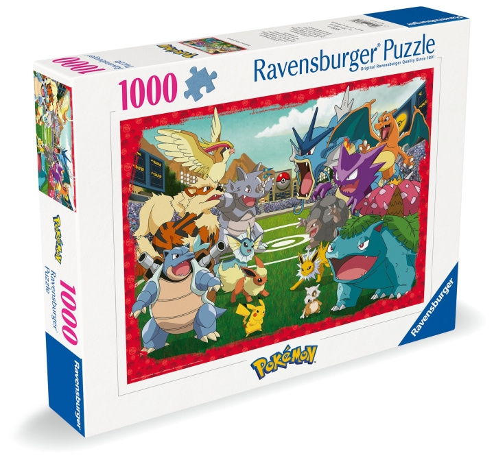 Ravensburger Puzzle Pokémon Showdown 1000p (12000628) ryhmässä LELUT, TUOTTEET LAPSILLE JA VAUVOILLE / Leikkikalut, Askartelu &Pelit / Palapelit @ TP E-commerce Nordic AB (C86460)