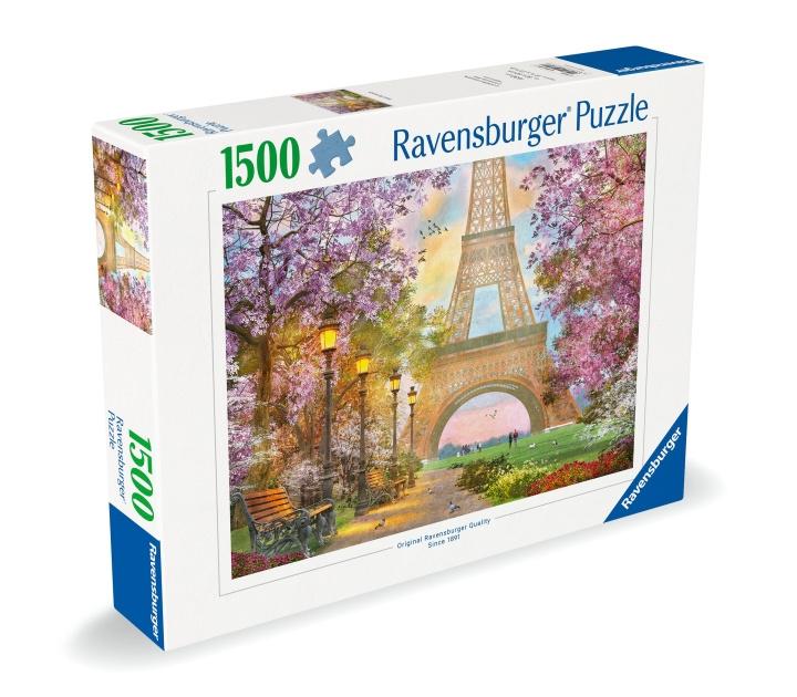 Ravensburger Puzzle Paris Romance 1500p (12000694) ryhmässä LELUT, TUOTTEET LAPSILLE JA VAUVOILLE / Leikkikalut, Askartelu &Pelit / Palapelit @ TP E-commerce Nordic AB (C86470)