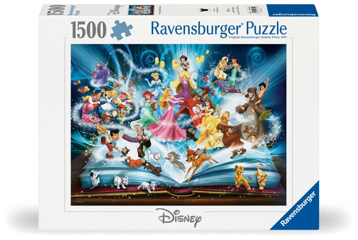 Ravensburger Palapeli Disneyn maaginen satukirja 1500p (12000710) ryhmässä LELUT, TUOTTEET LAPSILLE JA VAUVOILLE / Leikkikalut, Askartelu &Pelit / Palapelit @ TP E-commerce Nordic AB (C86472)