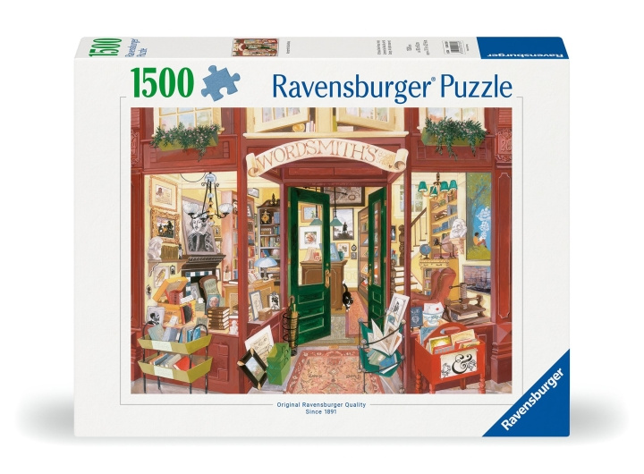 Ravensburger Puzzle Wordsmith\'s Bookshop 1500p (12000728) ryhmässä LELUT, TUOTTEET LAPSILLE JA VAUVOILLE / Leikkikalut, Askartelu &Pelit / Palapelit @ TP E-commerce Nordic AB (C86475)