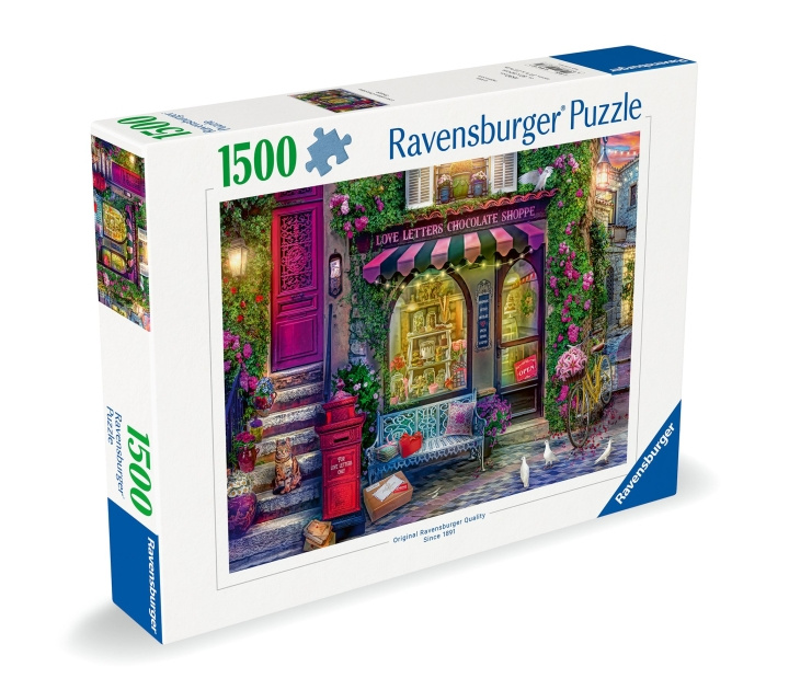 Ravensburger Puzzle Love Letters Suklaapuoti 1500p (12000737) ryhmässä LELUT, TUOTTEET LAPSILLE JA VAUVOILLE / Leikkikalut, Askartelu &Pelit / Palapelit @ TP E-commerce Nordic AB (C86478)