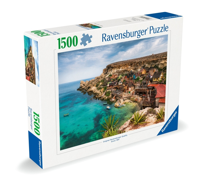 Ravensburger Puzzle Popey Village Malta 1500p (12000739) ryhmässä LELUT, TUOTTEET LAPSILLE JA VAUVOILLE / Leikkikalut, Askartelu &Pelit / Palapelit @ TP E-commerce Nordic AB (C86480)