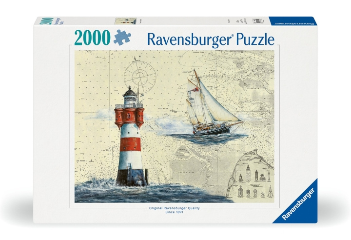 Ravensburger Puzzle Romanttinen majakka 2000p (12000804) ryhmässä LELUT, TUOTTEET LAPSILLE JA VAUVOILLE / Leikkikalut, Askartelu &Pelit / Palapelit @ TP E-commerce Nordic AB (C86538)