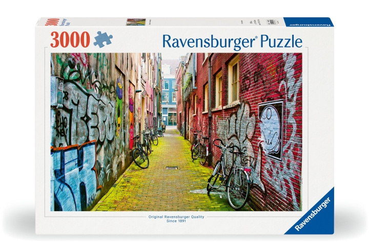 Ravensburger Puzzle Street Art Grafitti 3000p (12000807) ryhmässä LELUT, TUOTTEET LAPSILLE JA VAUVOILLE / Leikkikalut, Askartelu &Pelit / Palapelit @ TP E-commerce Nordic AB (C86539)