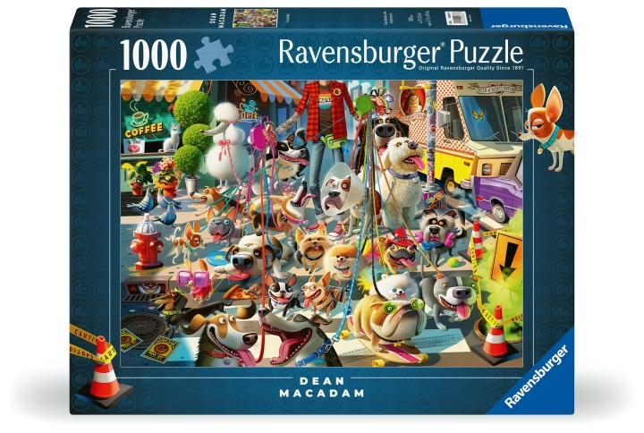 Ravensburger Puzzle The Dog Walker 1000p (12000876) ryhmässä LELUT, TUOTTEET LAPSILLE JA VAUVOILLE / Leikkikalut, Askartelu &Pelit / Palapelit @ TP E-commerce Nordic AB (C86550)