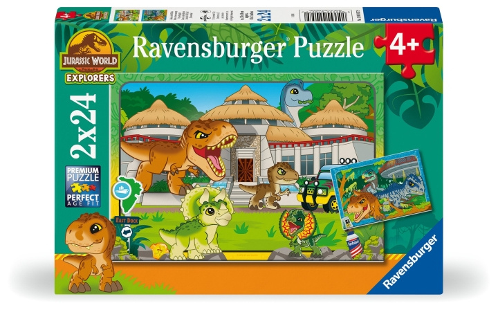 Ravensburger Puzzle Jurassic World Explorers 3x49p (12001057) ryhmässä LELUT, TUOTTEET LAPSILLE JA VAUVOILLE / Leikkikalut, Askartelu &Pelit / Palapelit @ TP E-commerce Nordic AB (C86559)