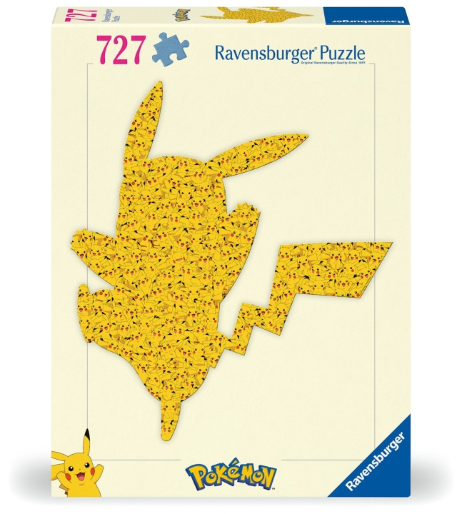 Ravensburger Palapeli Pokémon Shaped Pikachu 727p (12001212) ryhmässä LELUT, TUOTTEET LAPSILLE JA VAUVOILLE / Leikkikalut, Askartelu &Pelit / Palapelit @ TP E-commerce Nordic AB (C86564)