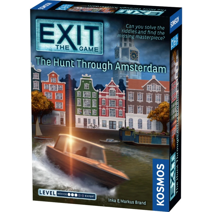 Exit: Escape Room 20: The Hunt Through Amsterdam (EN) (KOS01887) ryhmässä LELUT, TUOTTEET LAPSILLE JA VAUVOILLE / Leikkikalut, Askartelu &Pelit / Seurapelit / Perhepelit @ TP E-commerce Nordic AB (C86574)