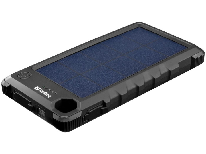 Sandberg Ulkona Solar Powerbank 10000 ryhmässä ÄLYPUHELIMET JA TABLETIT / Laturit & Kaapelit / Powerbanks @ TP E-commerce Nordic AB (C86579)