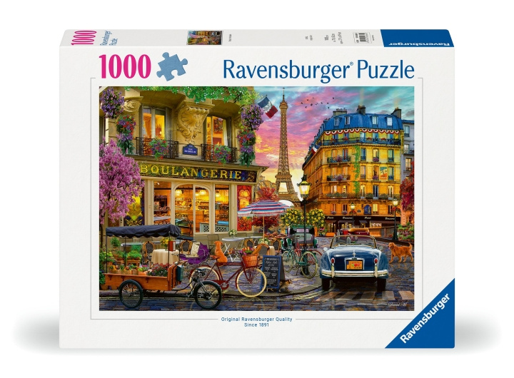 Ravensburger Puzzle Paris At Dawn 1000p (12000885) ryhmässä LELUT, TUOTTEET LAPSILLE JA VAUVOILLE / Leikkikalut, Askartelu &Pelit / Palapelit @ TP E-commerce Nordic AB (C86589)