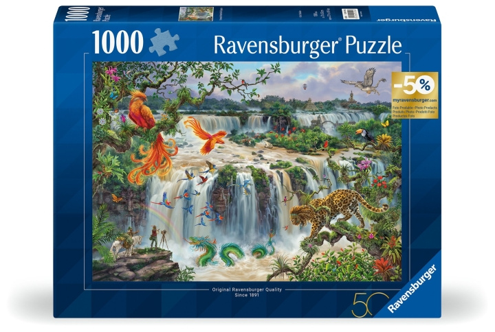 Ravensburger Puzzle Vesiputous Iguazu 1000p (12001090) ryhmässä LELUT, TUOTTEET LAPSILLE JA VAUVOILLE / Leikkikalut, Askartelu &Pelit / Palapelit @ TP E-commerce Nordic AB (C86590)