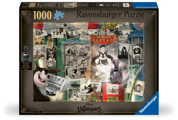 Ravensburger Puzzle Villainous Pete 1000p (12001129) ryhmässä LELUT, TUOTTEET LAPSILLE JA VAUVOILLE / Leikkikalut, Askartelu &Pelit / Palapelit @ TP E-commerce Nordic AB (C86594)