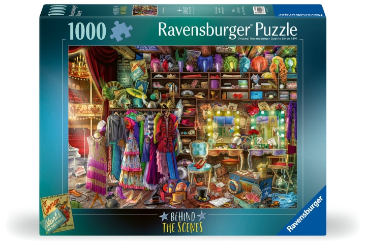 Ravensburger Puzzle Kulissien takana 1000p (12000295) ryhmässä LELUT, TUOTTEET LAPSILLE JA VAUVOILLE / Leikkikalut, Askartelu &Pelit / Palapelit @ TP E-commerce Nordic AB (C86600)