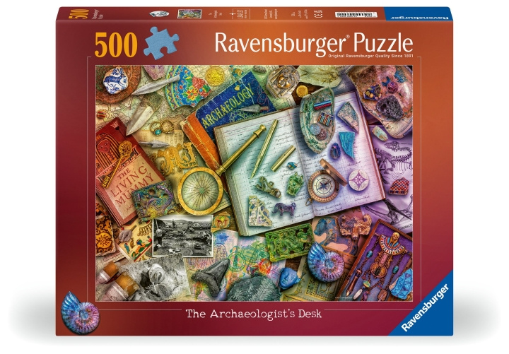 Ravensburger Puzzle Archaeology 500p (12000699) ryhmässä LELUT, TUOTTEET LAPSILLE JA VAUVOILLE / Leikkikalut, Askartelu &Pelit / Palapelit @ TP E-commerce Nordic AB (C86603)