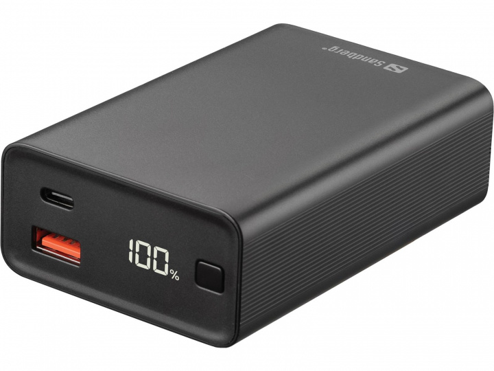 Sandberg Travel Powerbank 20000 PD65W ryhmässä ÄLYPUHELIMET JA TABLETIT / Laturit & Kaapelit / Powerbanks @ TP E-commerce Nordic AB (C86615)