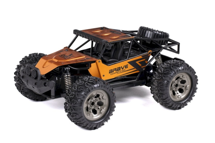 TEC-TOY Brave R/C 1:12 2,4GHz 7,4V 500mAh Li-Ion - oranssi (471261) ryhmässä LELUT, TUOTTEET LAPSILLE JA VAUVOILLE / Radio-ohjattava / Radio-ohjattavat autot @ TP E-commerce Nordic AB (C86622)