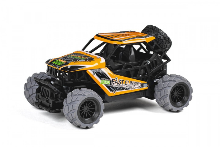 TEC-TOY King Climber R/C 1:18 2,4G 3,7V Li-ion - oranssi (471415) ryhmässä LELUT, TUOTTEET LAPSILLE JA VAUVOILLE / Radio-ohjattava / Radio-ohjattavat autot @ TP E-commerce Nordic AB (C86633)