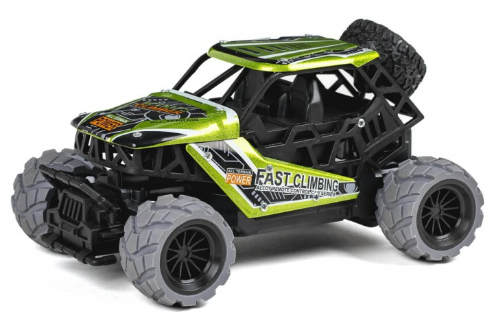 TEC-TOY King Climber R/C 1:18 2,4G 3,7V Li-ion, vihreä (471416) ryhmässä LELUT, TUOTTEET LAPSILLE JA VAUVOILLE / Radio-ohjattava / Radio-ohjattavat autot @ TP E-commerce Nordic AB (C86647)