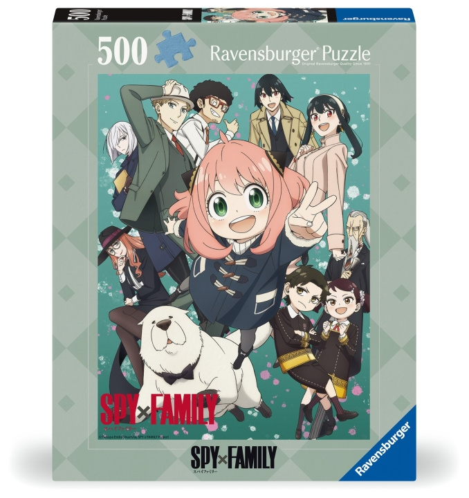 Ravensburger Puzzle Spy X Family 500p (12001198) ryhmässä LELUT, TUOTTEET LAPSILLE JA VAUVOILLE / Leikkikalut, Askartelu &Pelit / Palapelit @ TP E-commerce Nordic AB (C86652)