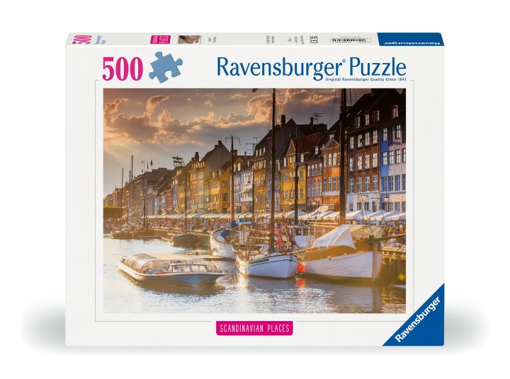 Ravensburger Puzzle Auringonlasku Kööpenhaminassa 500p (12000846) ryhmässä LELUT, TUOTTEET LAPSILLE JA VAUVOILLE / Leikkikalut, Askartelu &Pelit / Palapelit @ TP E-commerce Nordic AB (C86657)