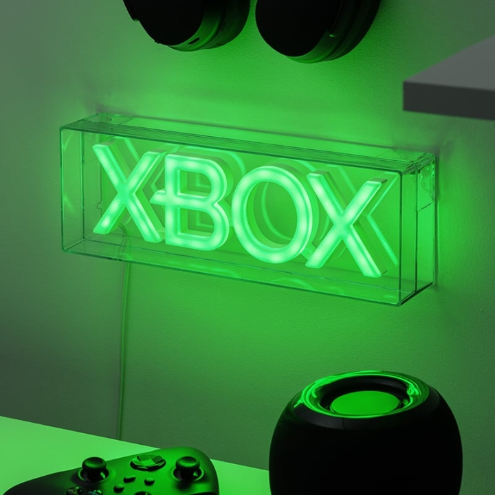 Paladone XBOX LED Neon Light ryhmässä KODINELEKTRONIIKKA / Valaistus / Pöytälamput @ TP E-commerce Nordic AB (C86685)