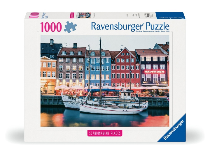 Ravensburger Puzzle Scandinavian Copenhagen Denmark 1000p (12000111) ryhmässä LELUT, TUOTTEET LAPSILLE JA VAUVOILLE / Leikkikalut, Askartelu &Pelit / Palapelit @ TP E-commerce Nordic AB (C86694)