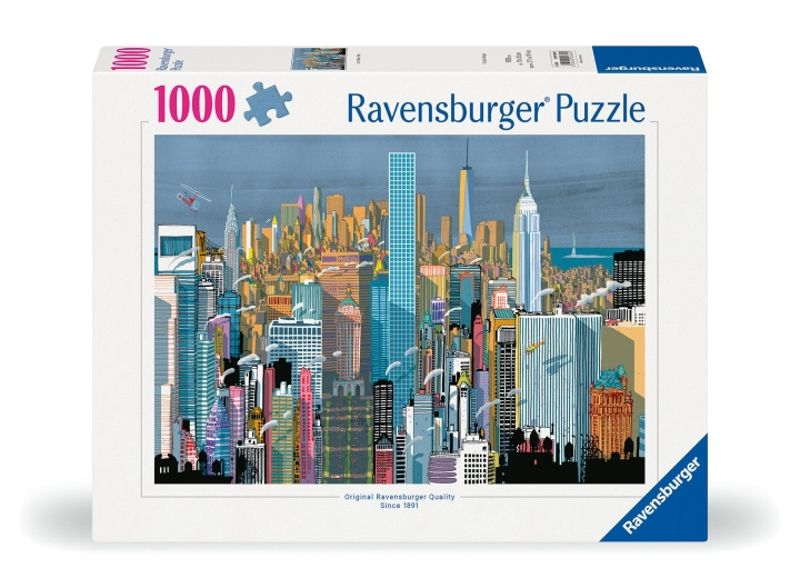 Ravensburger Palapeli Minä olen New York 1000p (12000784) ryhmässä LELUT, TUOTTEET LAPSILLE JA VAUVOILLE / Leikkikalut, Askartelu &Pelit / Palapelit @ TP E-commerce Nordic AB (C86697)