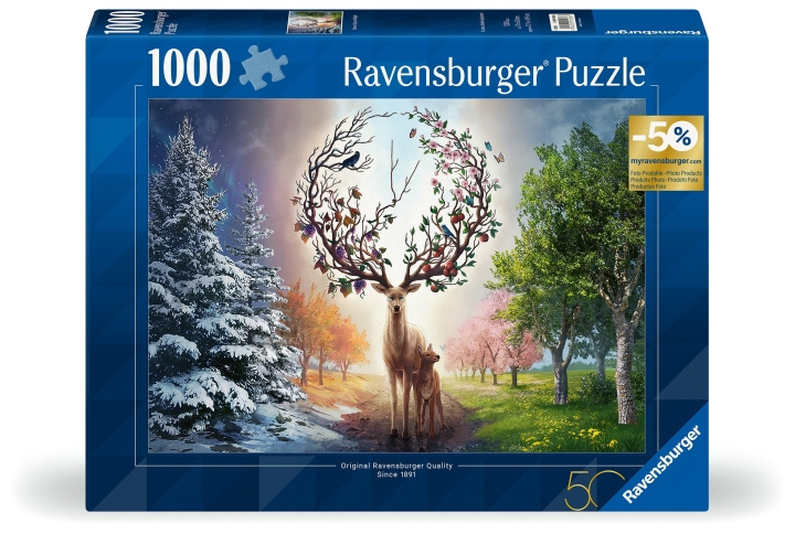 Ravensburger Puzzle Maaginen peura 1000p (12001088) ryhmässä LELUT, TUOTTEET LAPSILLE JA VAUVOILLE / Leikkikalut, Askartelu &Pelit / Palapelit @ TP E-commerce Nordic AB (C86700)