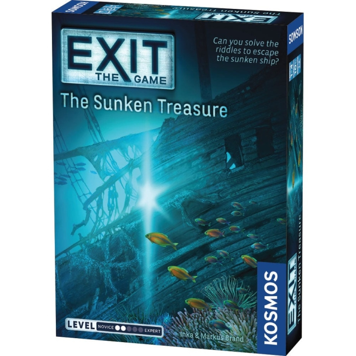 Exit: Escape Room : The Sunken Treasure (EN) (KOS1359) ryhmässä LELUT, TUOTTEET LAPSILLE JA VAUVOILLE / Leikkikalut, Askartelu &Pelit / Seurapelit / Perhepelit @ TP E-commerce Nordic AB (C86705)