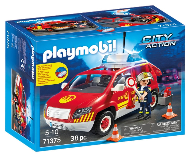 Playmobil Palomestarin auto valoilla ja äänellä (71375) ryhmässä LELUT, TUOTTEET LAPSILLE JA VAUVOILLE / Leikkikalut, Askartelu &Pelit / Lelut @ TP E-commerce Nordic AB (C86724)