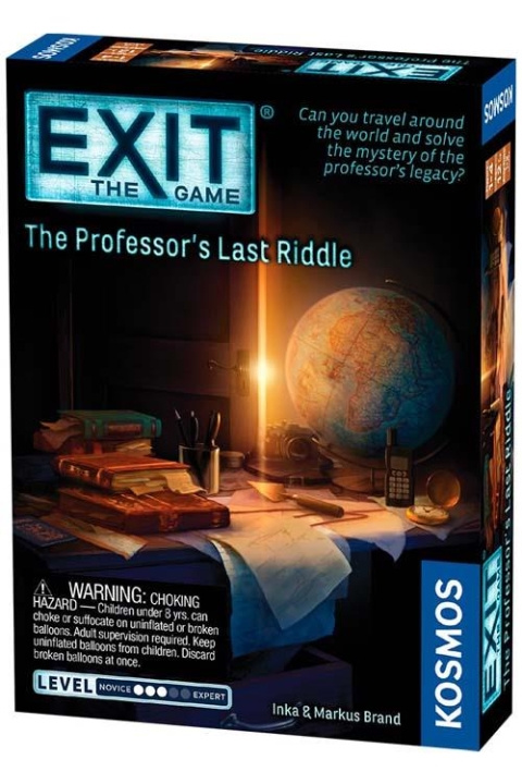 Exit: Escape Room 19: The Professor\'s Last Riddle (EN) (KOS1808) ryhmässä LELUT, TUOTTEET LAPSILLE JA VAUVOILLE / Peli / Lautapelit @ TP E-commerce Nordic AB (C86734)