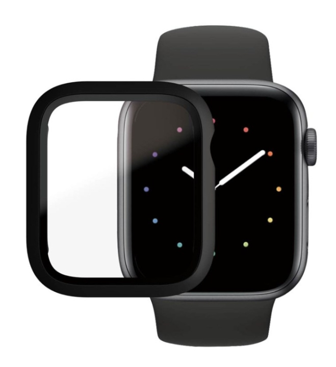 PanzerGlass Screen Protector Full Body Apple watch 4 - 5 - 6 - SE 44mm - Black ryhmässä URHEILU, VAPAA-AIKA JA HARRASTUS / Urheilu- ja sykekellot / Älykellot @ TP E-commerce Nordic AB (C86756)