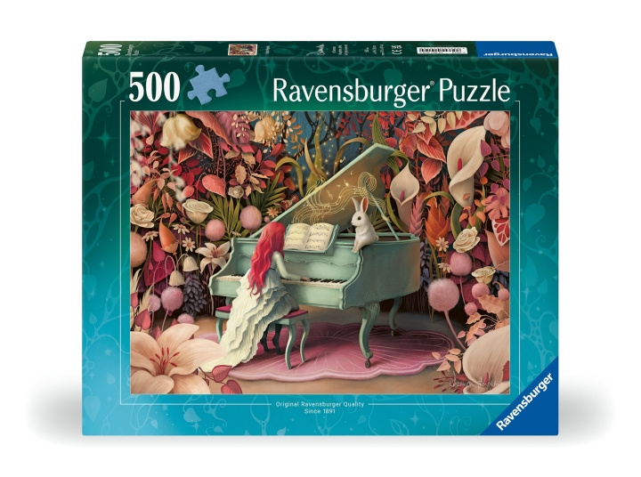 Ravensburger Puzzle Rabbit Recital 500p (12001010) ryhmässä LELUT, TUOTTEET LAPSILLE JA VAUVOILLE / Leikkikalut, Askartelu &Pelit / Lasten palapeli @ TP E-commerce Nordic AB (C86777)