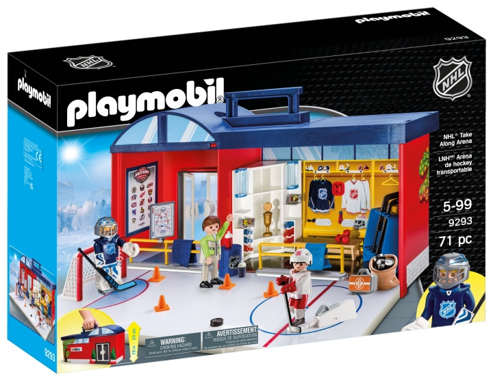 Playmobil NHL Take Along Arena (9293) ryhmässä LELUT, TUOTTEET LAPSILLE JA VAUVOILLE / Leikkikalut, Askartelu &Pelit / Lelut @ TP E-commerce Nordic AB (C86799)