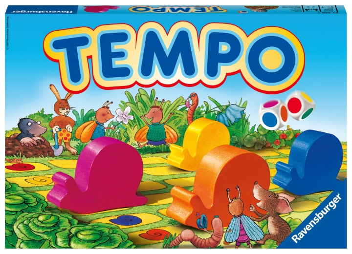 Ravensburger Tempo (10621429) ryhmässä LELUT, TUOTTEET LAPSILLE JA VAUVOILLE / Leikkikalut, Askartelu &Pelit / Seurapelit / Lasten pelit @ TP E-commerce Nordic AB (C86801)