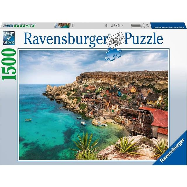 Ravensburger Popey Village, Malta 1500p - (10217436) ryhmässä LELUT, TUOTTEET LAPSILLE JA VAUVOILLE / Leikkikalut, Askartelu &Pelit / Palapelit @ TP E-commerce Nordic AB (C86805)