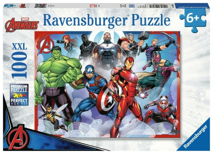 Ravensburger Marvel Avengers Assemble XXL-palapeli - 100 palaa (10110808) ryhmässä LELUT, TUOTTEET LAPSILLE JA VAUVOILLE / Leikkikalut, Askartelu &Pelit / Palapelit @ TP E-commerce Nordic AB (C86807)